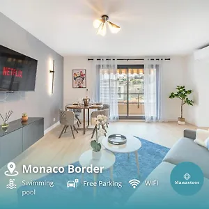 Appartement 5mn Monaco - Vue - Parking - Piscine - Bb, Beausoleil