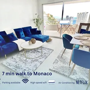 Appartement Luxurious Flat At 5 Min By Walk To Monaco, Free Parking And Sea View, Beausoleil